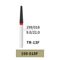 10pcs BOMAOER TR-13F Fine Grit Diamond Bur FG 22mm 199-018F Premium for Dental