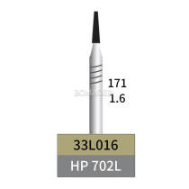 10pcs Dental Lab HP Tungsten Carbide Bur Taper HP 702L 1.6mm