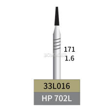 10pcs Dental Lab HP Tungsten Carbide Bur Taper HP 702L 1.6mm