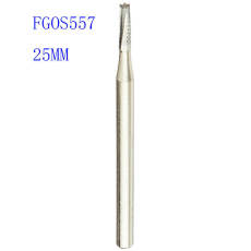 10Pcs Dental Burs Supér FG Surgical Carbide FGOS557 25Mm Length for High Speed