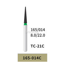 10pcs BOMAOER Diamond Bur FG 22mm 165-014C, Coarse Grit TC-21C