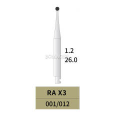 10pcs Dental Oral Surgical Burs RA X3 26MM 010/014 Tungsten Carbide Slow speed