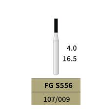10pcs Dental FG Tungsten Carbide Bur S556 - Short Shank 16.5mm High Speed