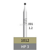 10pcs Dental Lab HP Tungsten Carbide Bur Round HP3 Dia 1.2mm