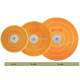 10Pcs Bomaoer Yellow Dental Polishing Brush wheel In Bristle Cotton Cloth 4'x50
