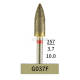 10pcs Dental Lab Full-Sintered Diamond.HP bur G037F Fine Grit For Metal
