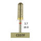 10pcs Dental Lab Full-Sintered Diamond.HP bur C037F Fine Grit For Metal