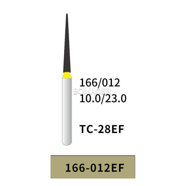 10pcs BOMAOER FO-30F Fine Grit Diamond Bur FG 19mm 254-016F Premium for Dental
