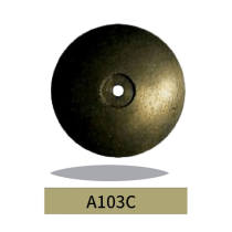 10PCS Rubber Polishing Wheel Point Set Coarse Grit for Metal Alloy A103C