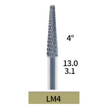 1PC Premium Tungsten Carbide Bur Simple Milling Machines Cross Cut Standard LM4