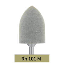 10Pcs Bomaoer Dental Rubber Polishing Wheels Rh101M with Silicone Grinding Heads