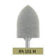 10Pcs Bomaoer Dental Rubber Polishing Wheels Rh101M with Silicone Grinding Heads