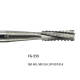 10Pcs Dental Carbide Drills Tapered Fissure CrossCut FG559 High Speed Burs