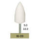 10 Pcs Dental Lab White Stones for Metal Alloy Composite Polishing Set W09