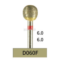 10pcs Dental Lab Full-Sintered Diamond.HP bur D060F Fine Grit For Metal