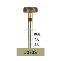 10pcs Dental Lab Full-Sintered Diamond.HP bur J070S Super Coarse Grit For Metal