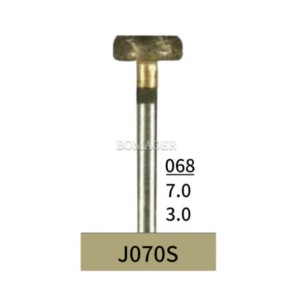 10pcs Dental Lab Full-Sintered Diamond.HP bur J070S Super Coarse Grit For Metal