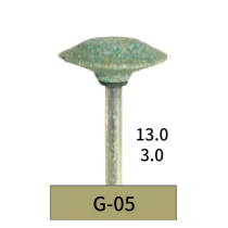 Dental Green Stones G05 10Pcs, Medium Grit for Ceramic Contouring