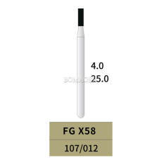 10pcs Dental Oral Surgical Burs of FG X58 25MM Tungsten Carbide 107/012 BOMAOER