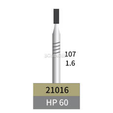 10pcs Dental Lab HP Tungsten Carbide Bur Cylinder HP 60 Dia 1.6mm