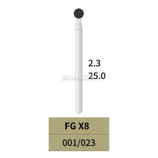 10pcs Dental Oral Surgical Burs of FG X8 25MM Tungsten Carbide 001/023 BOMAOER