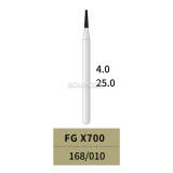 10pcs Dental Oral Surgical Burs of FG X700 25MM Tungsten Carbide 168/010 BOMAOER