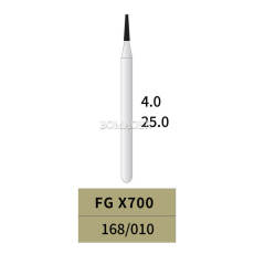 10pcs Dental Oral Surgical Burs of FG X700 25MM Tungsten Carbide 168/010 BOMAOER
