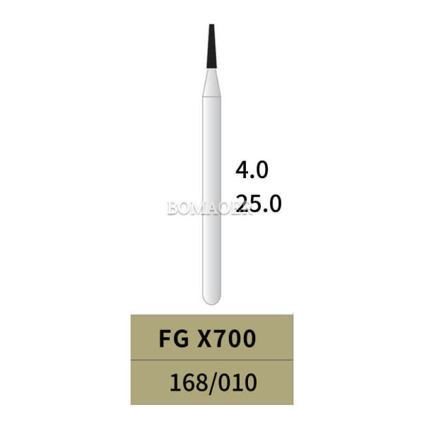 10pcs Dental Oral Surgical Burs of FG X700 25MM Tungsten Carbide 168/010 BOMAOER