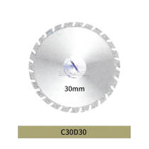 10pcs Dental Fast Cutting Plaster Disc 0.3mm, Double Sided C30D30