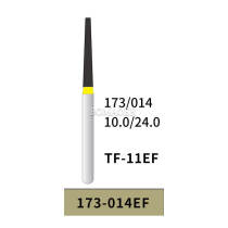 10pcs BOMAOER TF-11EF Extra Fine Grit Diamond Bur FG 24mm 173-014EF Premium