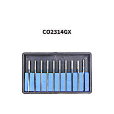 10PCs Dental Lab Tungsten Carbide Bur Polisher Drill Cutter HP Shank C02314GX