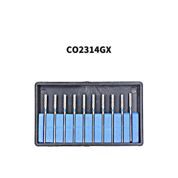 10PCs Dental Lab Tungsten Carbide Bur Polisher Drill Cutter HP Shank C02314GX