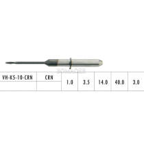 1pc Dental Lab CAD/CAM Milling Burs For VHF K5,For PMMA VH-K5-10-CRN