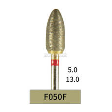10pcs Dental Lab Full-Sintered Diamond.HP bur F050F Fine Grit For Metal