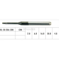 1pc Dental Lab CAD/CAM Milling Burs For Roland 50 ,For PMMA RL-50-20A-CRN