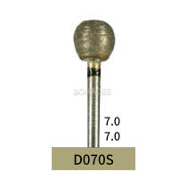 10pcs Dental Lab Full-Sintered Diamond.HP bur D070S Super Coarse Grit For Metal