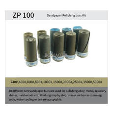 10PCS Dental Sandpaper Polishing Bur Kit for Alloy, Metal & Jewelry Stones
