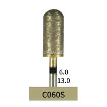 10pcs Dental Lab Full-Sintered Diamond.HP bur C060S Super Coarse Grit For Metal