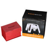 > Crystal Molar Dental Implant Model, Transparent Crystal Tooth with Rotatable Base
