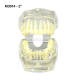 #2 Transparent Malocclusion Orthodontic Demonstration Model M3014