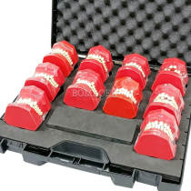 Red Malocclusion Orthodontic Model Set, 10 Models M3014
