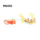 Mandibular 2 Implant Overdenture Typodont Model Transparent Dental Restoration Demo (M6005)