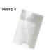M8001-4 White Endo Training Block, Single S-shaped Curved Root Canal Practice Model