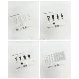 11PCS Dental Matrix Film Practice Sheets, Dental Restorative Training Material