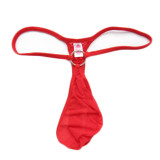 Men's 2 Colors Pack Sexy G-Strings Thong Ice Waistband Underwear Bikini Gift For Boyfriend