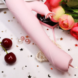 Women's Thrusting Vibrator Automatic Vibrating Machine Licking Clitoral Stimulator Heating Dildo USB Rechargeable Waterproof Sex Toy Gift For Girlfriend