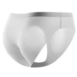 Mens 3 Colors Pack Ice Silk Brief Ultra Soft Sexy Thong Micro Modal Pouch Underwear Panties Gift for Boyfriend
