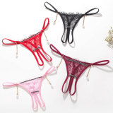 Women's Sexy Lace Crotchless G-String See Through Underwear Cute Breathable Panties Perfect Gift For Ladies