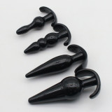 4pcs Pack Anal Plugs Silicone Butt Beads Trainer Sensuality Adult Toy for Sex