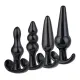 4pcs Pack Anal Plugs Silicone Butt Beads Trainer Sensuality Adult Toy for Sex